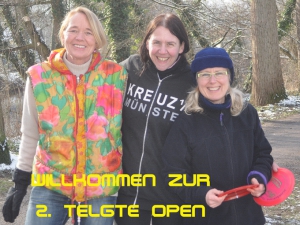 Julia Schröer (v.l.), Hedwig Liekefedt und Susi Schmedt v.d.G. 2013 in Telgte.