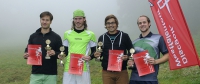 Die Sieger in Bruchhausen (v.l.n.r.): Alexander Sonsalla aus Bochum (1. Platz Amateure), Matthias Krebin aus Dortmund (1. Platz Hobby), Kevin Konsorr aus Lünen (1. Platz Pro) und Jan Ditzhaus aus Hemer (1. Platz Einsteiger).